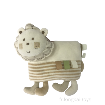 Oreiller bébé lion en peluche